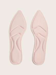 透氣高跟鞋墊，1對EVA泡沫鞋墊，尖端設計靴子襯墊腳墊襯墊舒適海綿襯墊適合女士腳痛、足弓痛、腳跟酸痛、寬鬆鞋子 - 粉色 - 查看 2