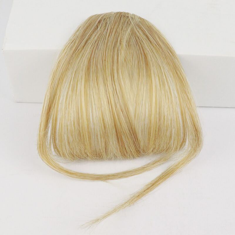

Clip In Front Bangs With Sideburns, Gold