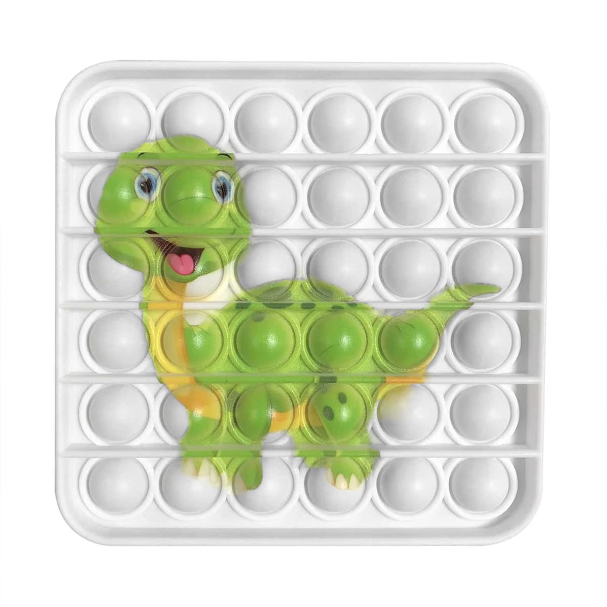 

1pc Cartoon Push Bubble Toy, Multicolor