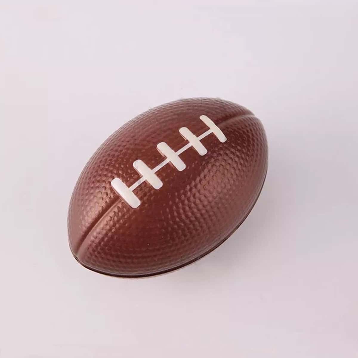 

1pc Football Squeeze Toy, Brown