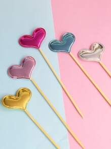 20 piezas Decoración de pastel en forma de corazón - Multicolor - Ver 2