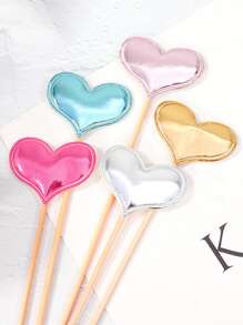 20 piezas Decoración de pastel en forma de corazón - Multicolor - Ver 4