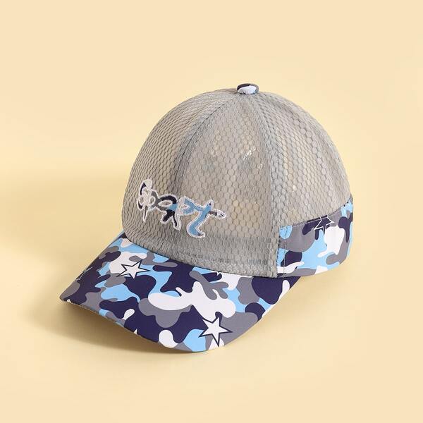 

Kids Camo Pattern Baseball Cap, Multicolor