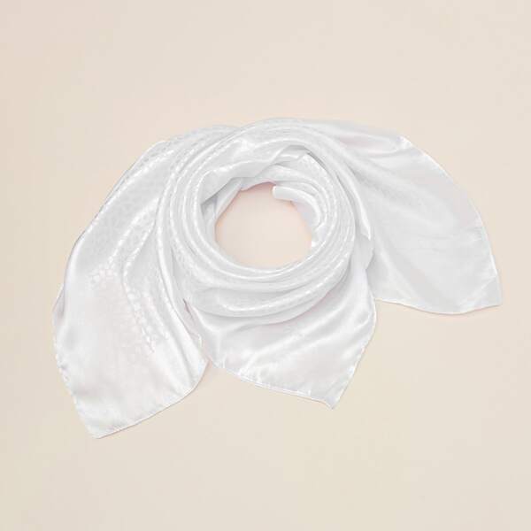 

Leopard Print Bandana, White
