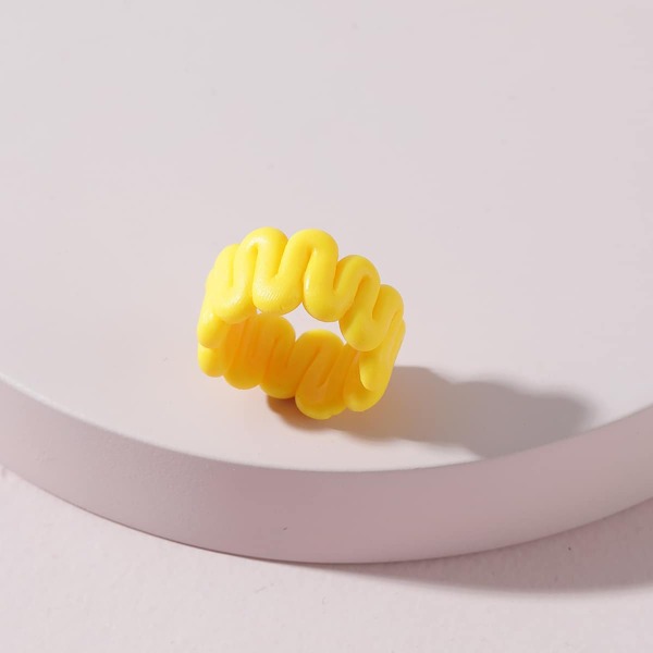 

Solid Wide Ring, Yellow
