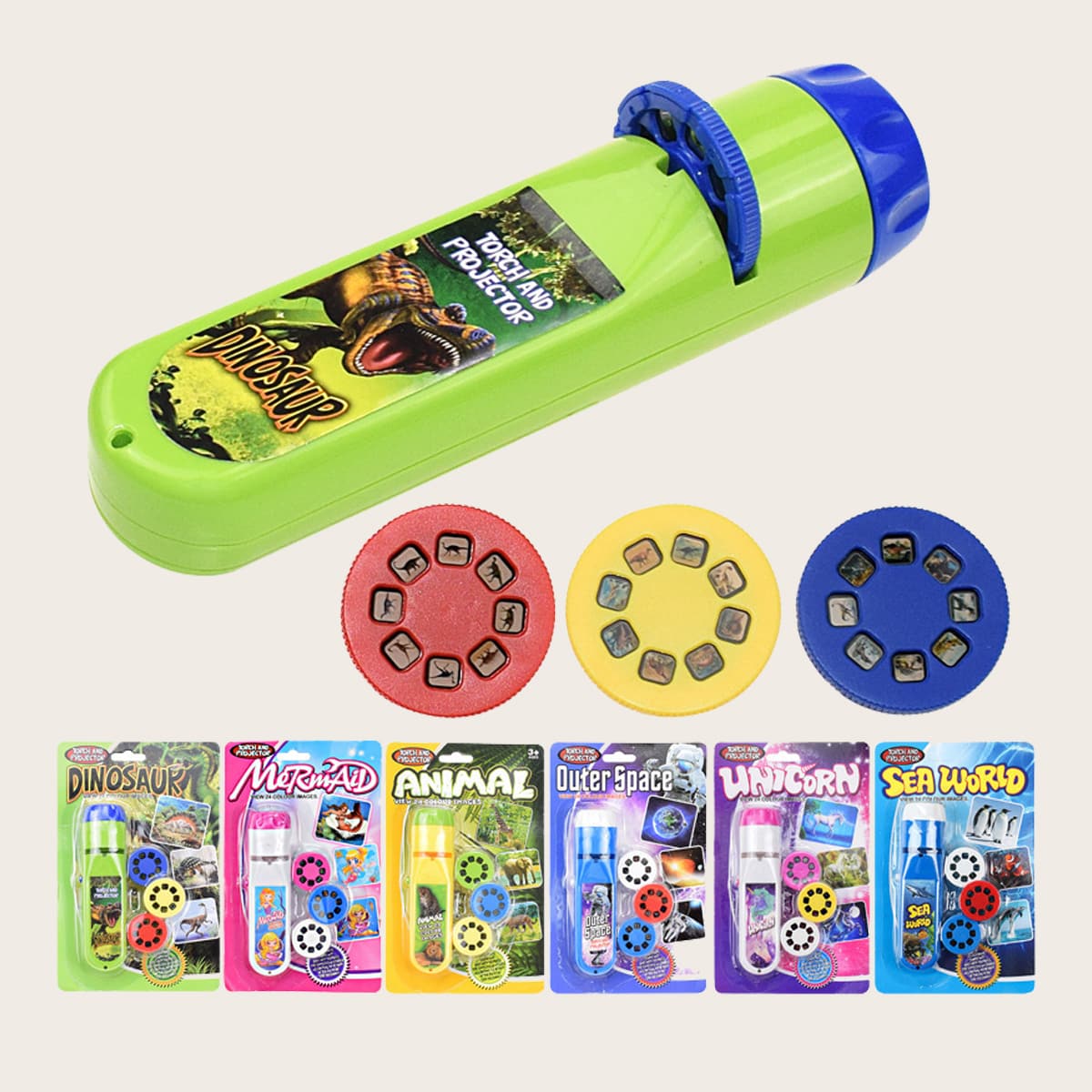 

1set Random Pattern Torch Projector, Multicolor