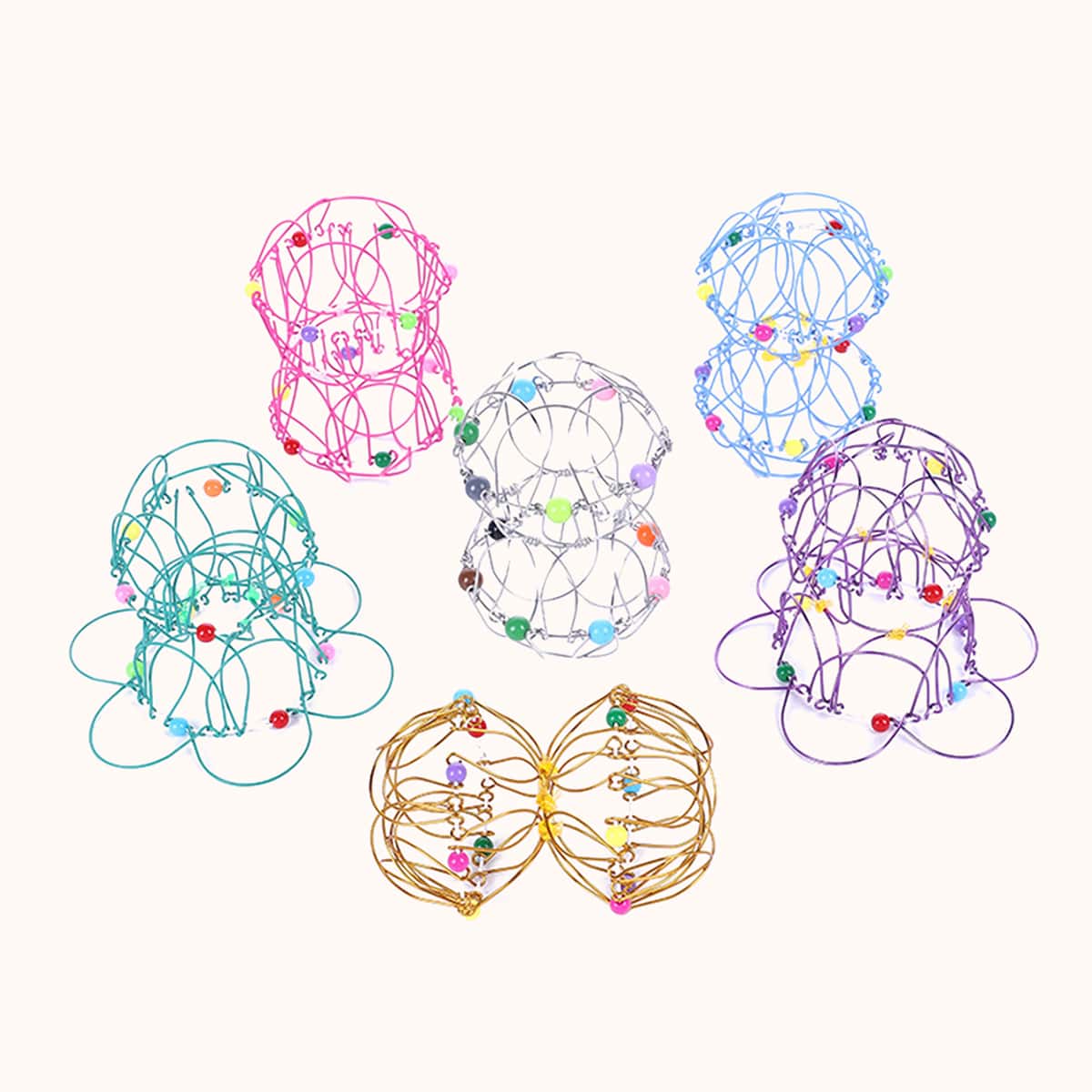 

1pc Random Color Floral Basket Magic Toy, Multicolor