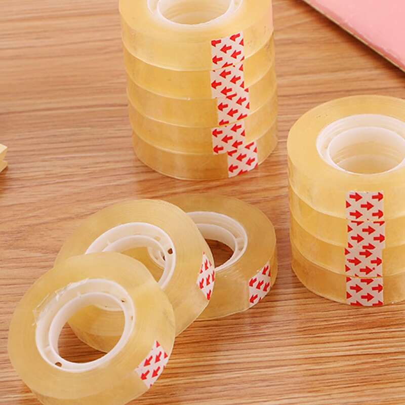 

12rolls Clear Correction Tape, Yellow