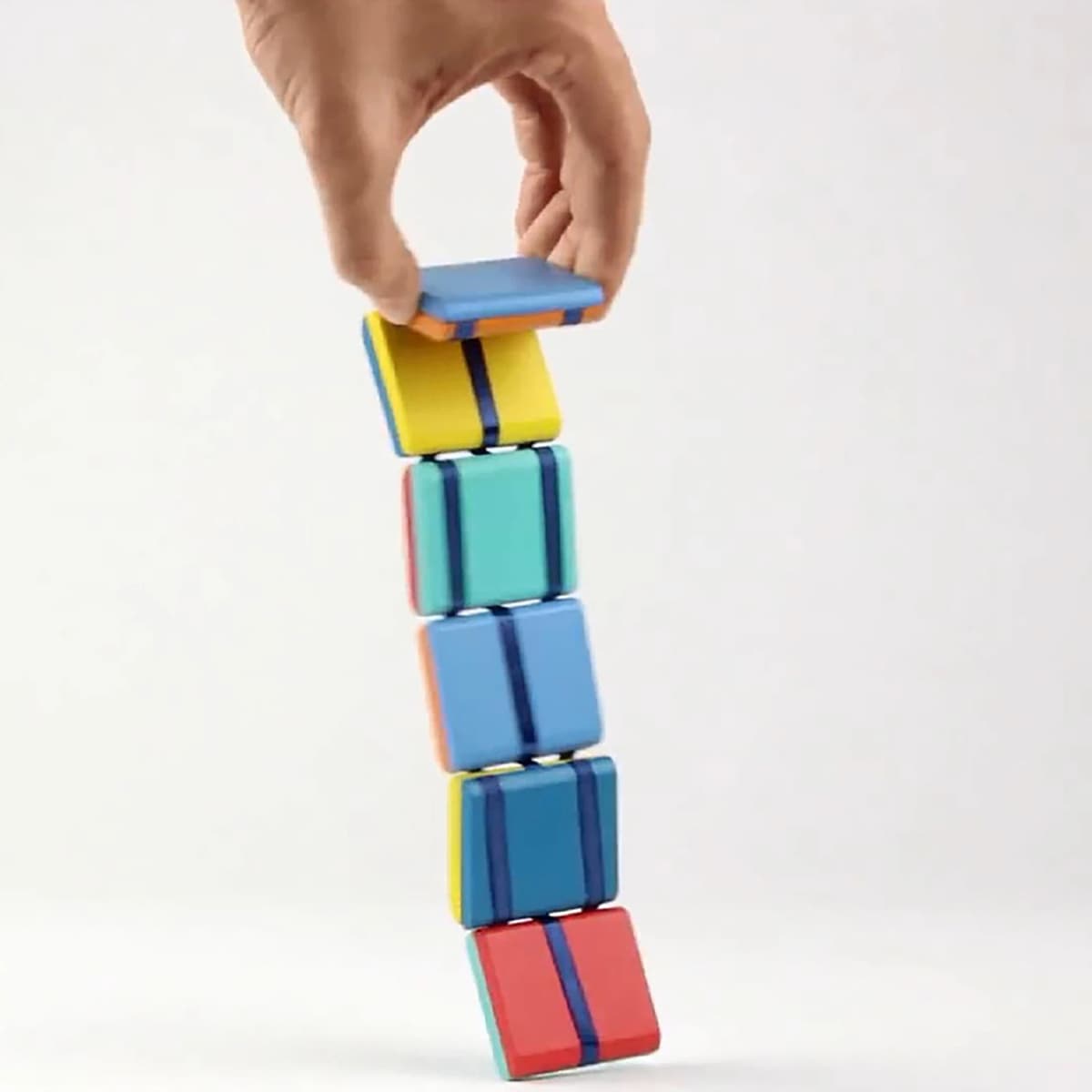 

1pc Wooden Flip Stress Relief Toy, Multicolor