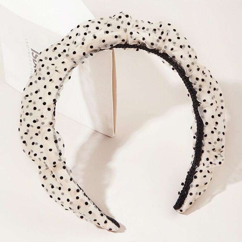 

Polka Dot Print Headband, Multicolor