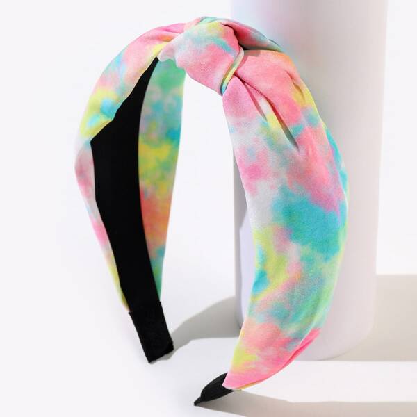 

Knot Design Wide Headband, Multicolor