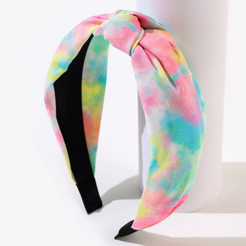 

Knot Design Wide Headband, Multicolor