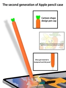 Silicone Case Compatible With Apple Pencil 2nd - Orange - View 5