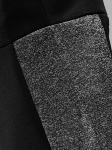 Manfinity Homme Quần thể thao Nam Dây kéo Túi Lá thư - màu đen - Xem 6