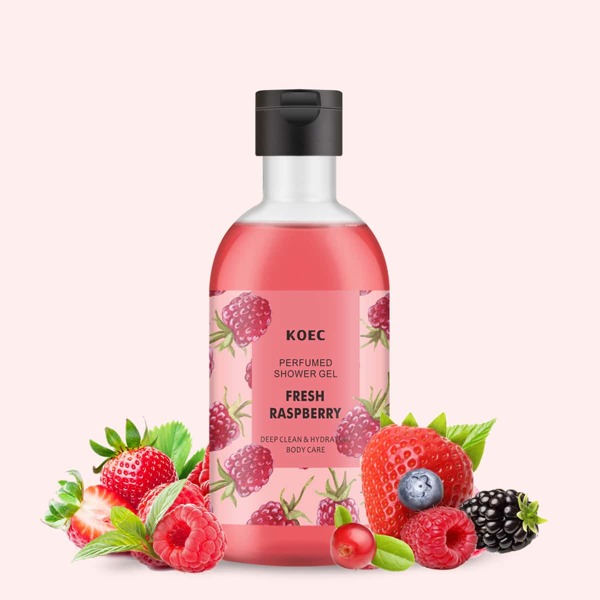 

Exfoliating Perfumed Hydrating Shower Gel, Hot pink