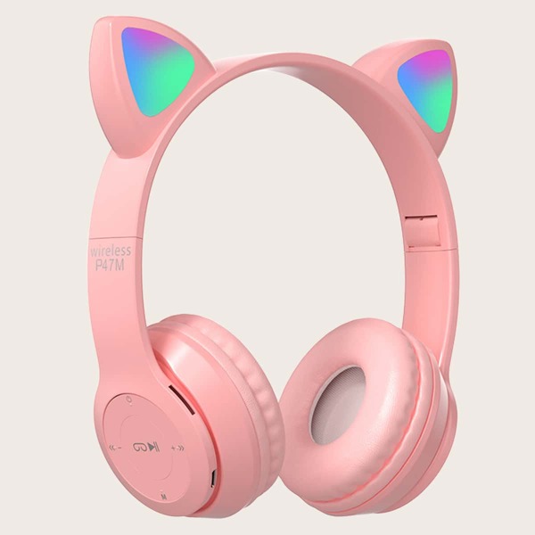 

Bluetooth-гарнитура в форме кошачьего уха, Розовые