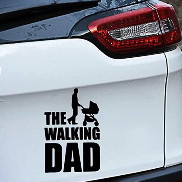 

1 лист Наклейка на автомобиль "The Walking Dad, Чёрный