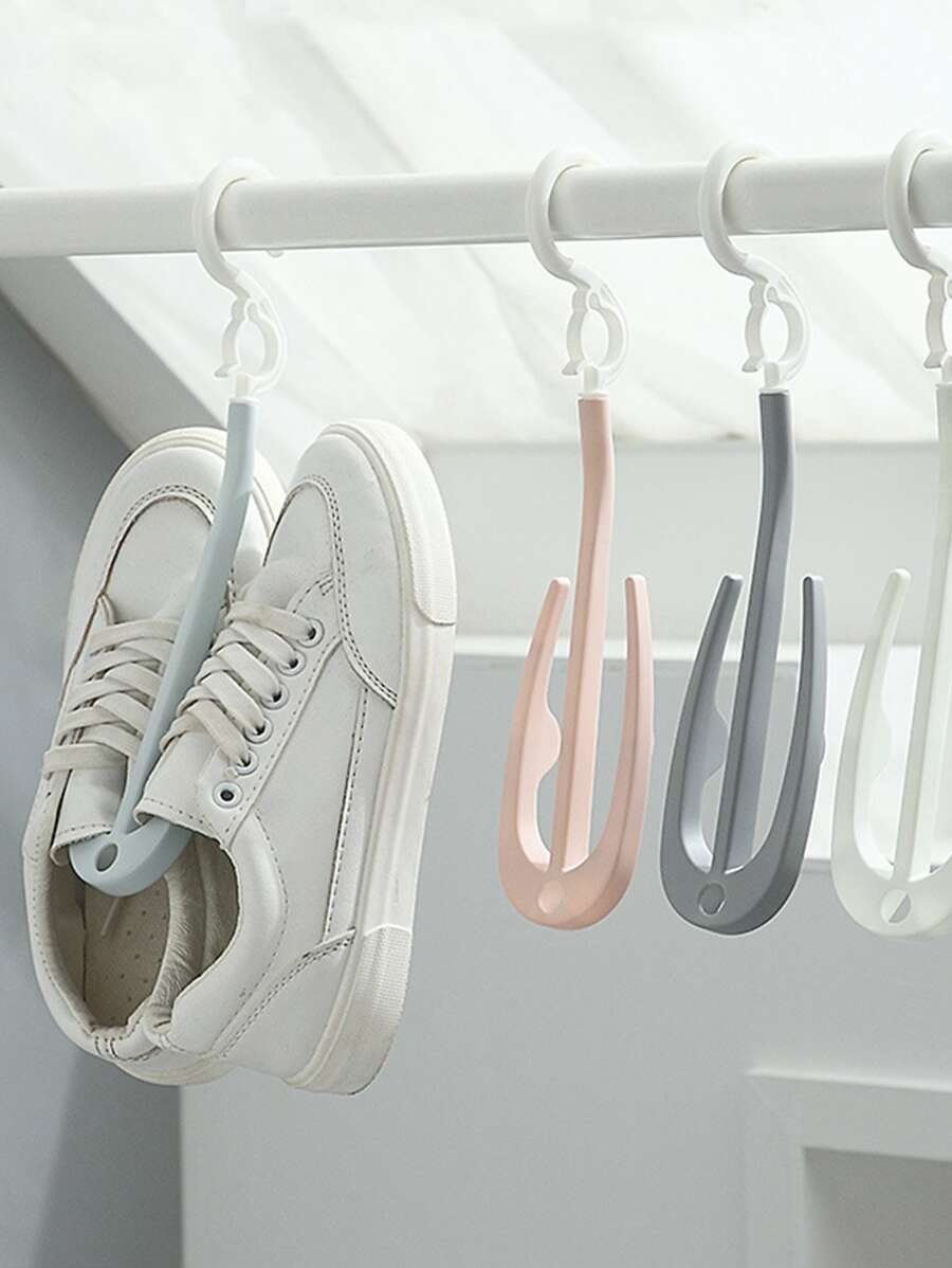 1/2pcs Simple Hanging Shoe Rack In Random Color - Multicolor - View 1