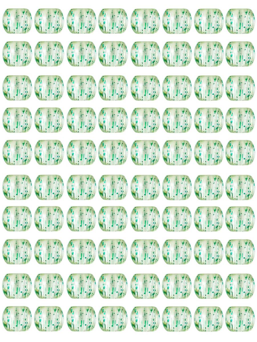 80pcs Simple Hair Bead - Clear - View 1