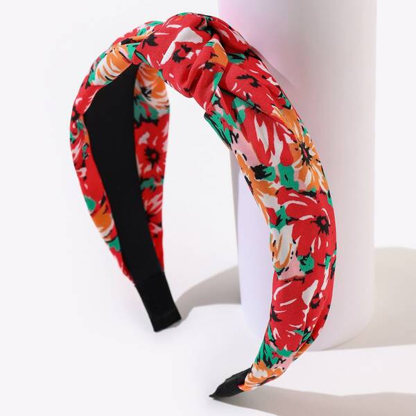 

Knot Design Wide Headband, Multicolor