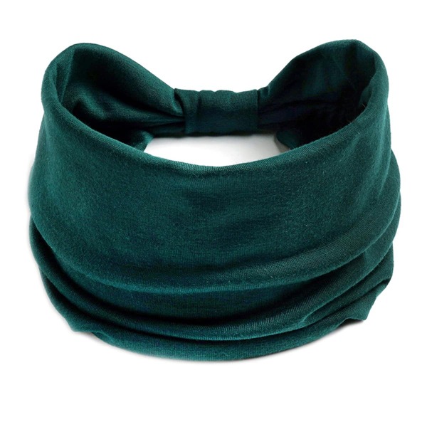 

Knot Design Hair Band, Dark green