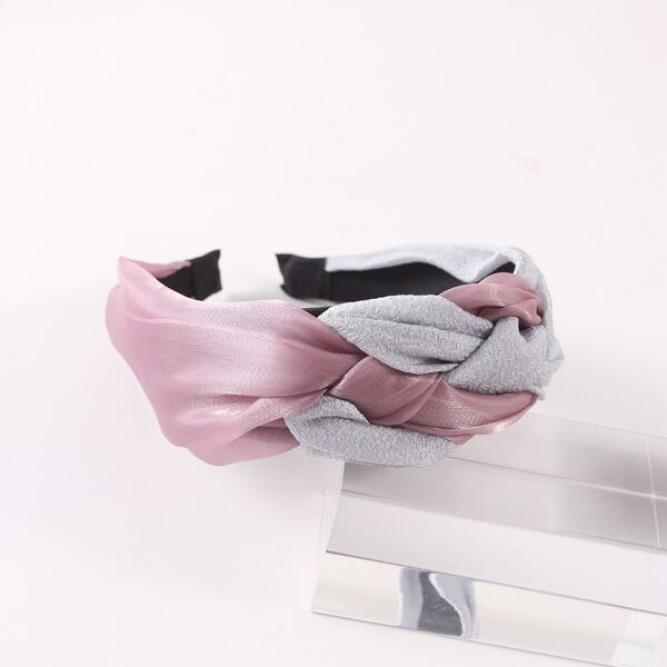 

Two Tone Braided Headband, Purple