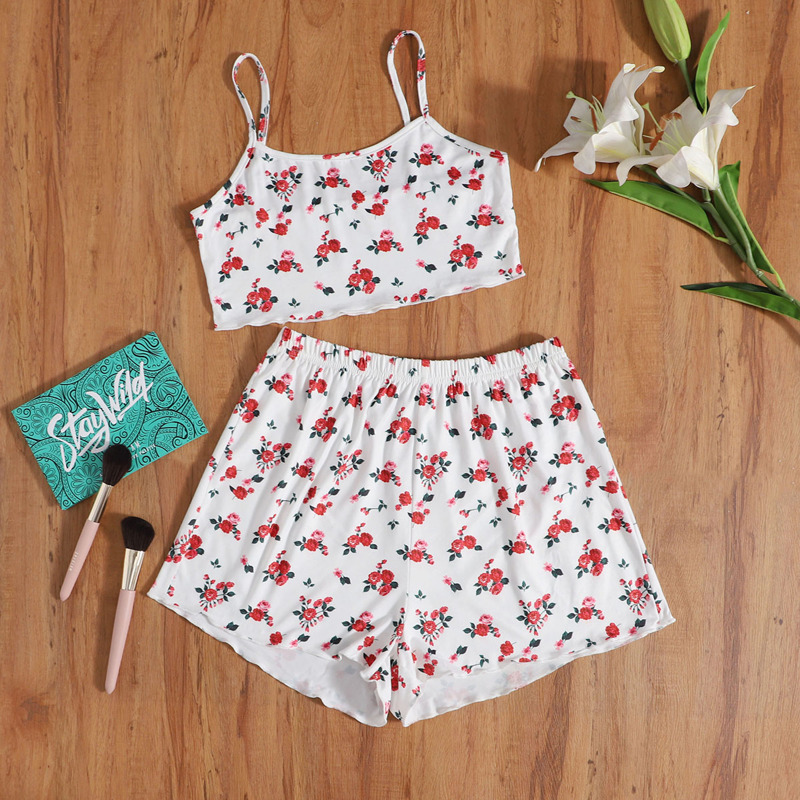 

Ditsy Floral Print PJ Set, Multicolor
