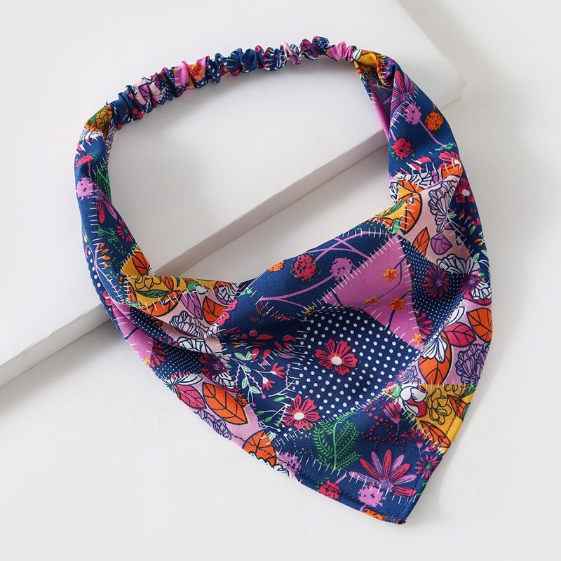 

Flower Pattern Hair Band, Multicolor