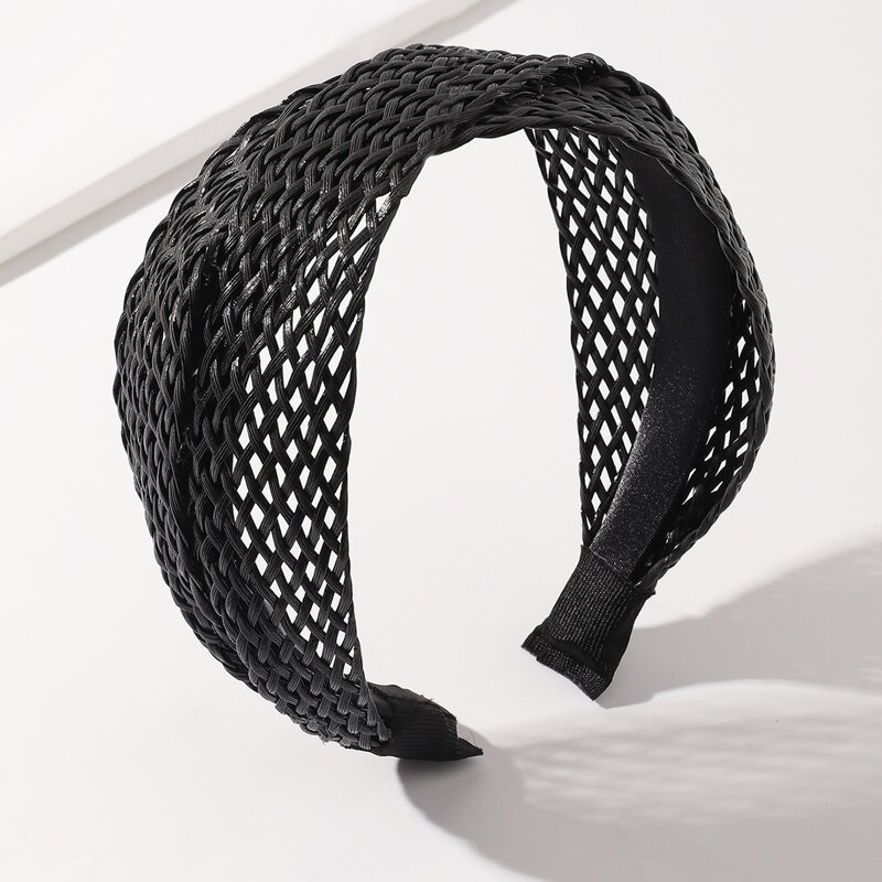 

Woven Design Headband, Black