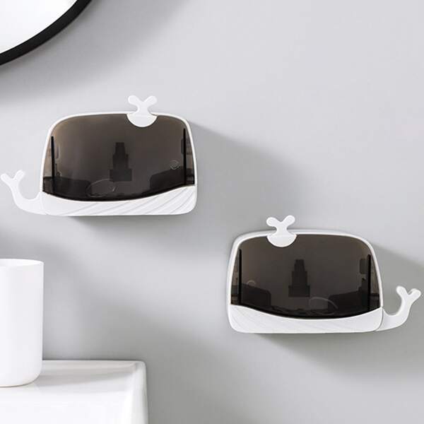 

1pc Whale Shaped Random Soap Box, Multicolor