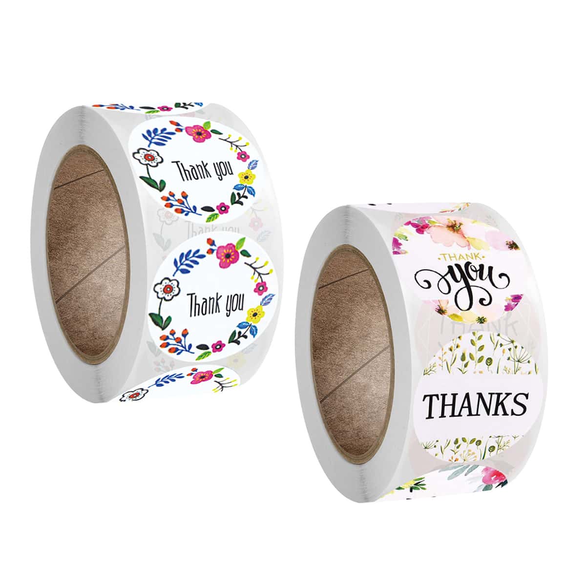 

2rolls Slogan Graphic Gift Sticker, Multicolor