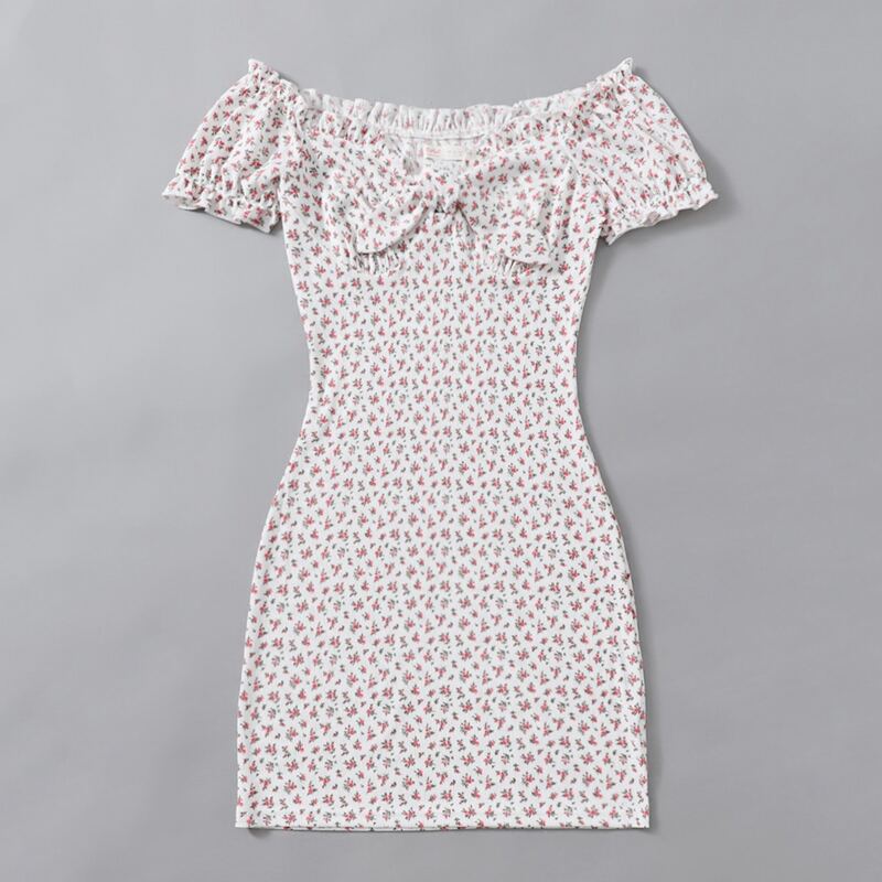 

Ditsy Floral Bow Dress, Multicolor