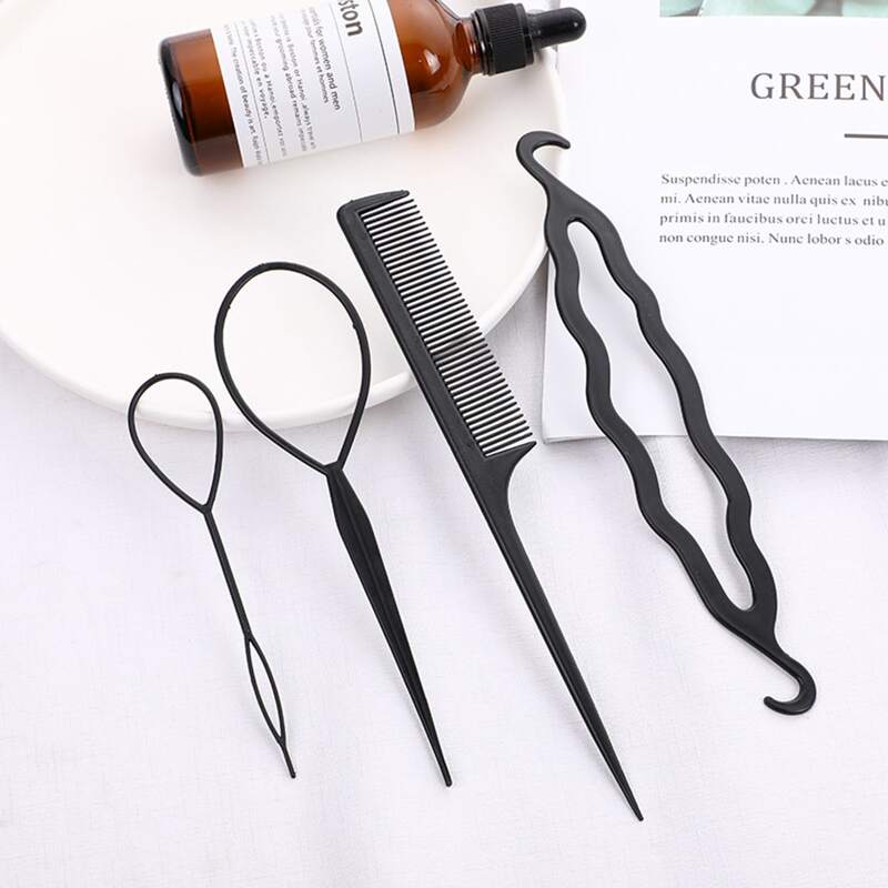 

4pcs Hair Tool Set, Black