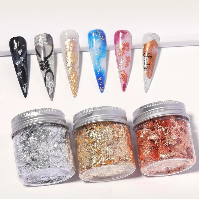 

3boxs Nail Art Decoration, Multicolor