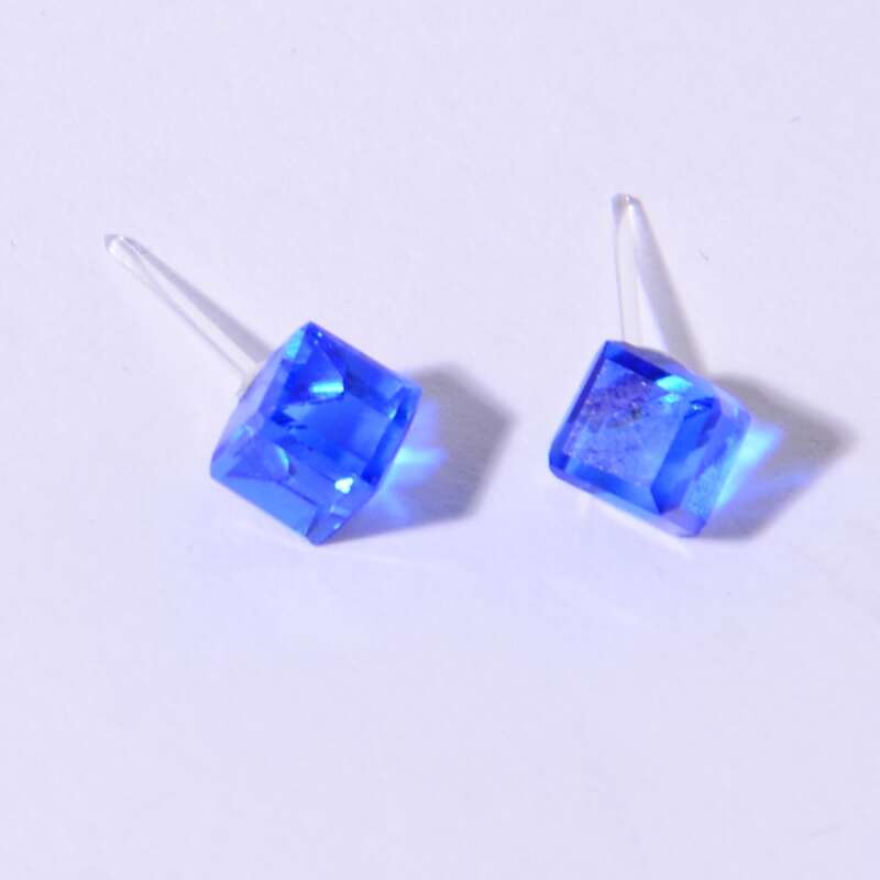 

Crystal Stud Earrings, Royal blue