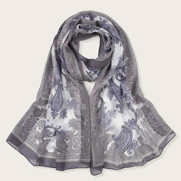 

Paisley Print Scarf, Multicolor