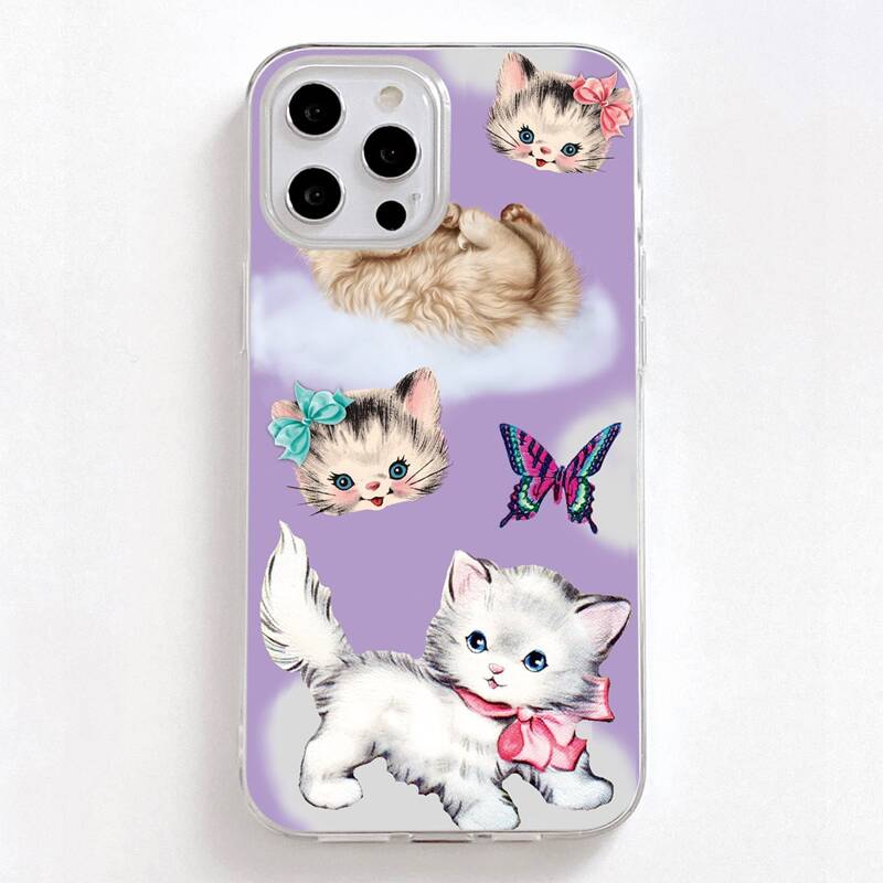 

Cat Print Phone Case, Multicolor