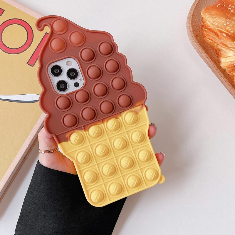 

Ice Cream Push Bubble Phone Case, Multicolor
