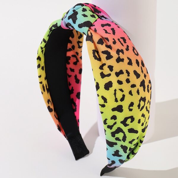 

Leopard Print Headband, Multicolor
