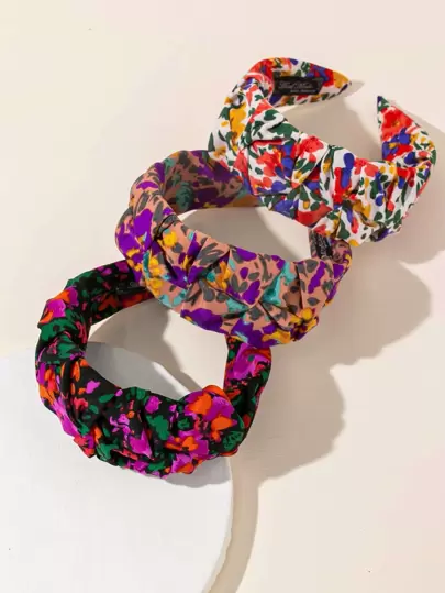 3pcs/Set Simple Style Headband For Women Boho Valentine's Day Valentines,Hairband,Hair Hoop Headbands Hair Accessories Head Accessories