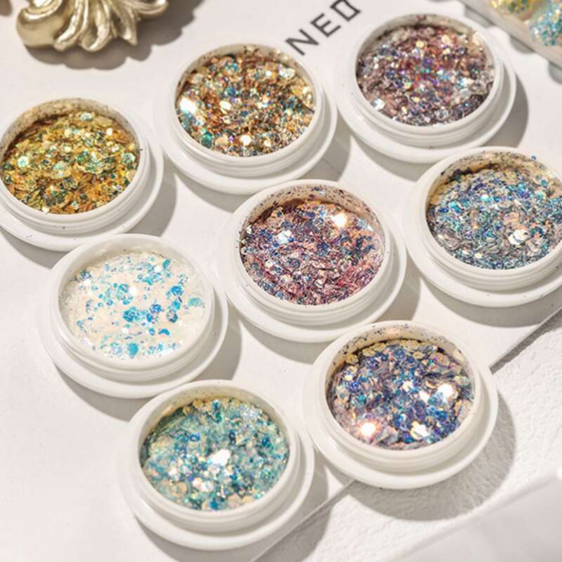 

1box Random Nail Art Decoration Sequin, Multicolor