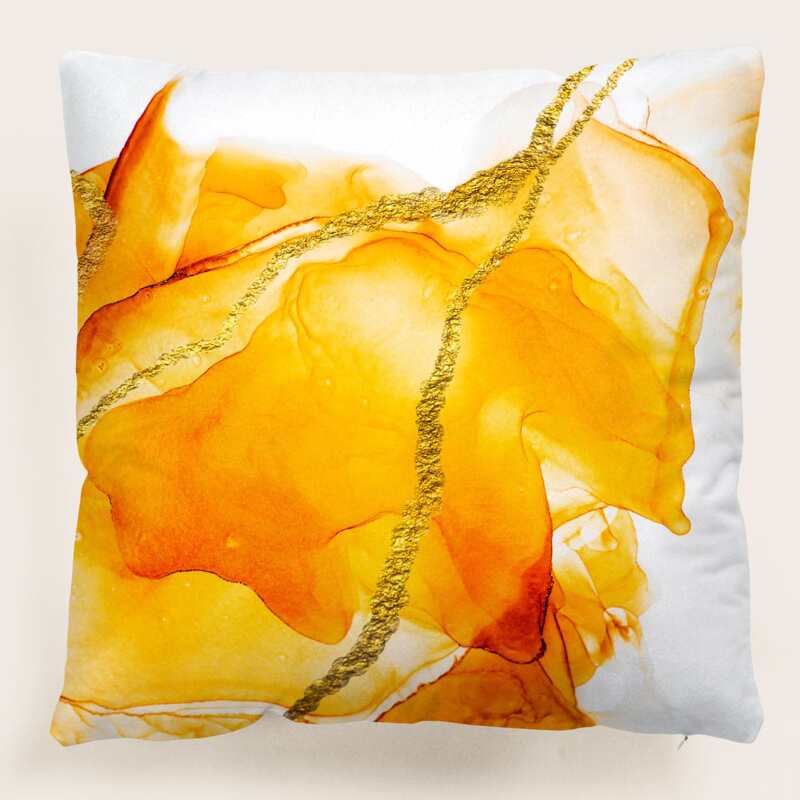 

Graphic Cushion Cover Without Filler, Multicolor