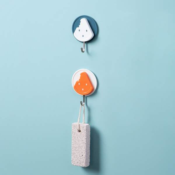 

2pcs Cartoon Design Wall Hook, Multicolor