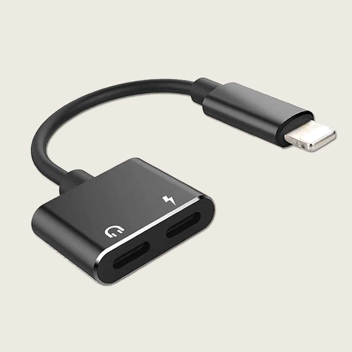 

2 In 1 Data Cable, Black