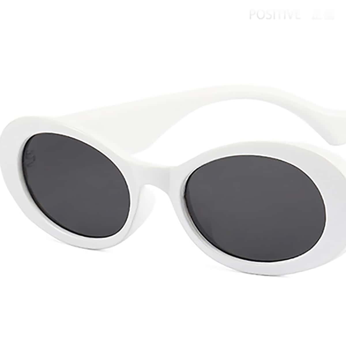 

Minimalist Frame Sunglasses, White