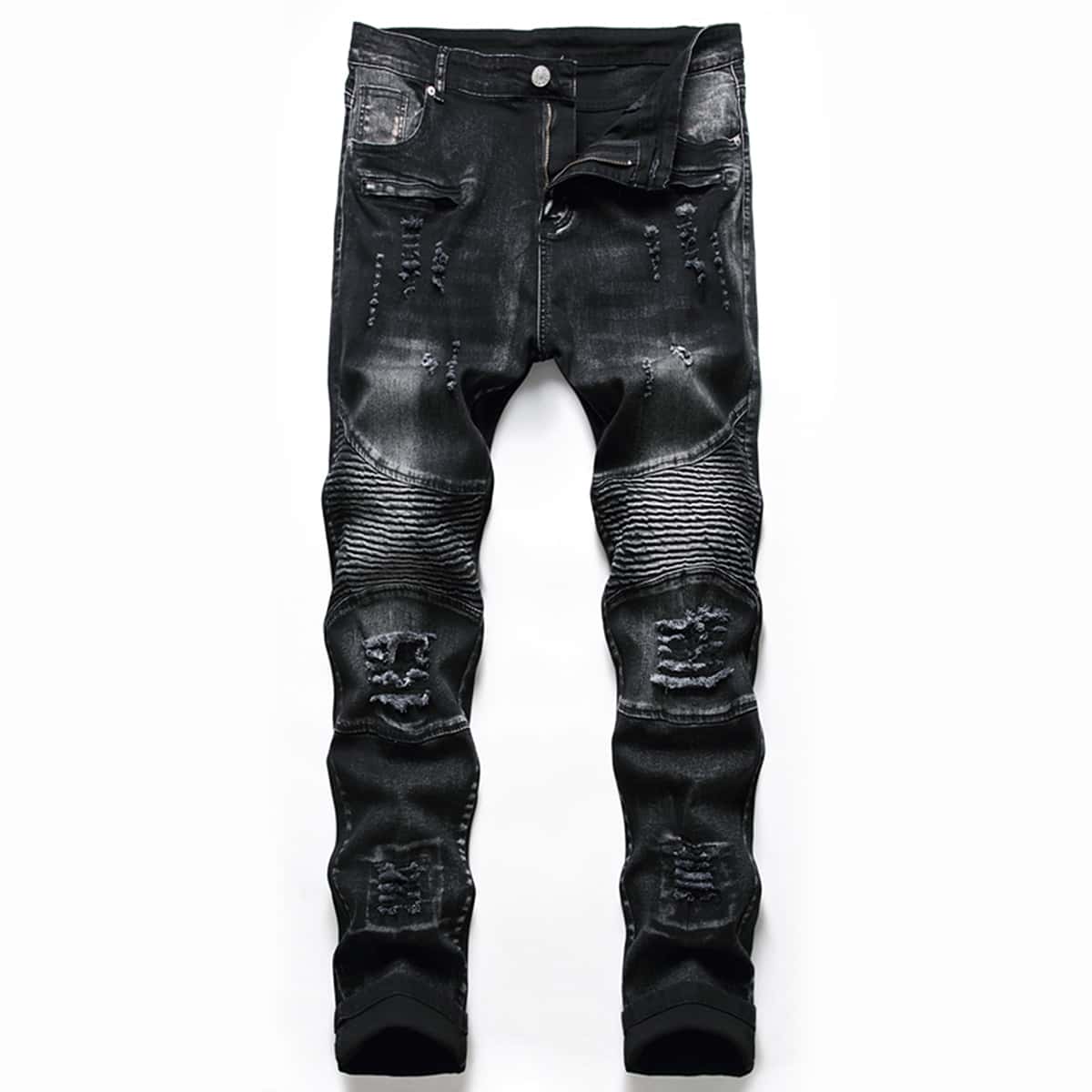 

Guys Ripped Jeans, Black