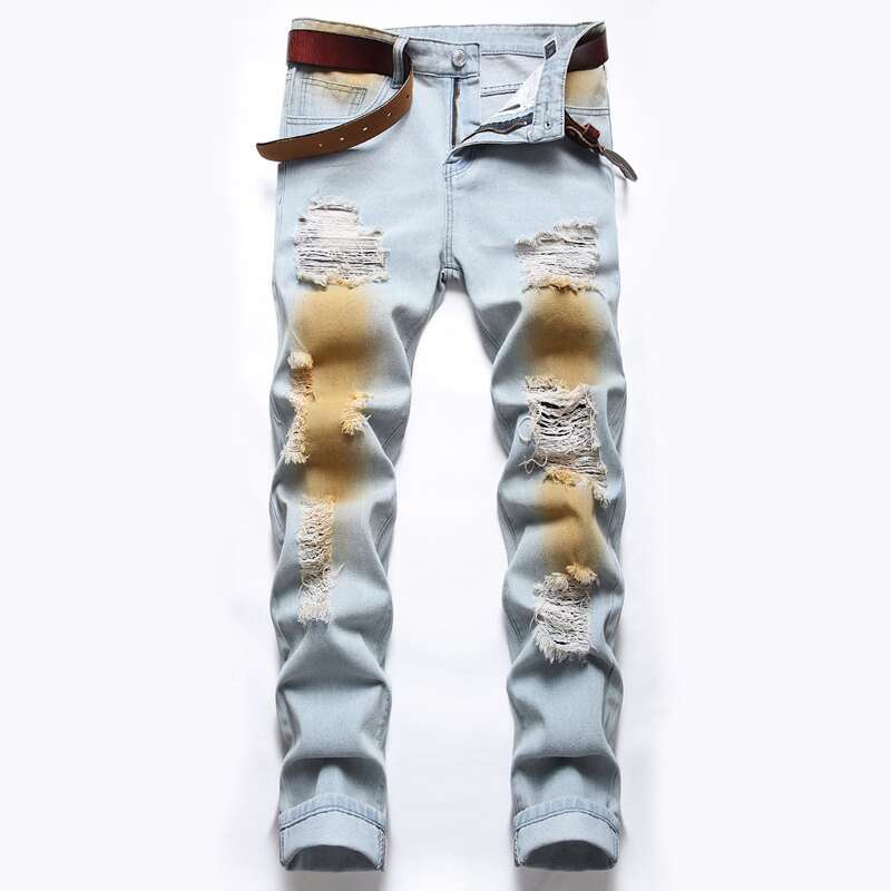

Guys Ripped Jeans, Multicolor