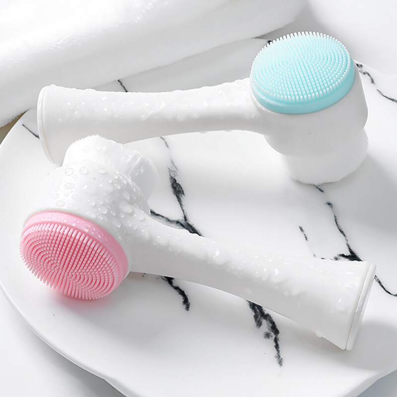 

1pc Random Color Facial Cleaning Brush, White
