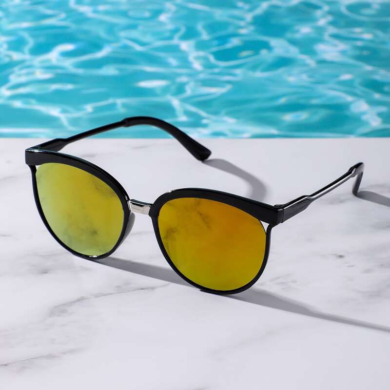 

1pair Cat Eye Frame Sunglasses