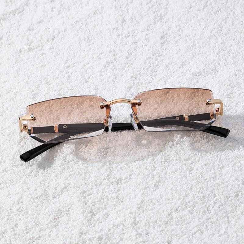 

Rimless Rectangle Sunglasses